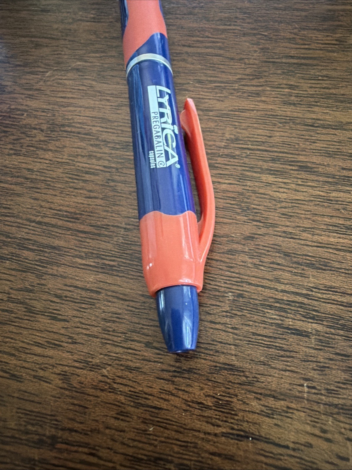Rare Drug Rep Lyrica Pfizer Pen Medical Pharmaceutical Blue Orange Nerve Pain