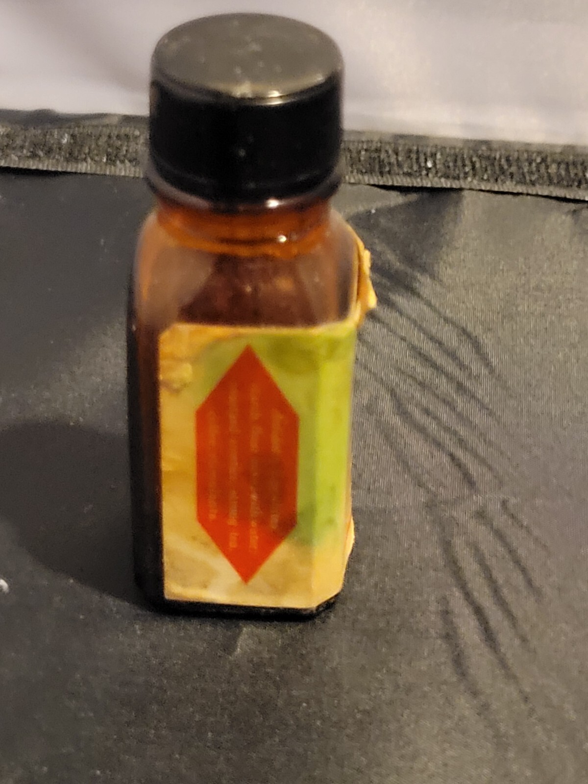 Walgreen Co IODINE TINCTURE Vintage Empty Bottle Original Skull Cross Bones