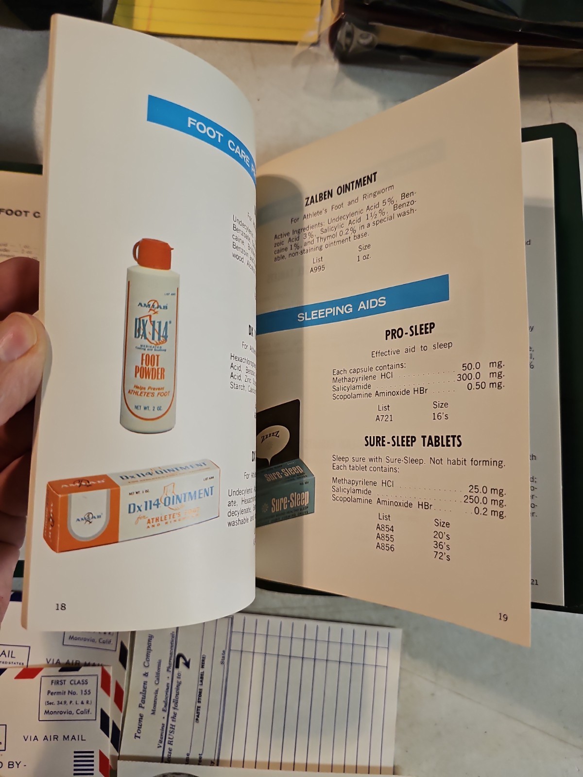 Vintage 1972 Towne Paulsen & Co Pharmaceutical Catalog And Price Lists