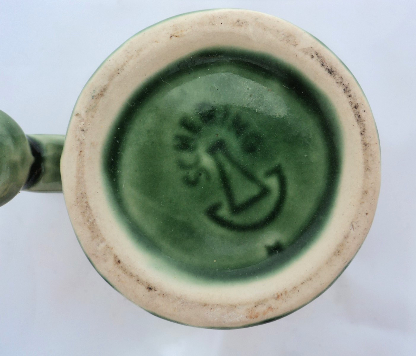 Vintage McCoy Green Schering Coricidin Pharmacy Mug