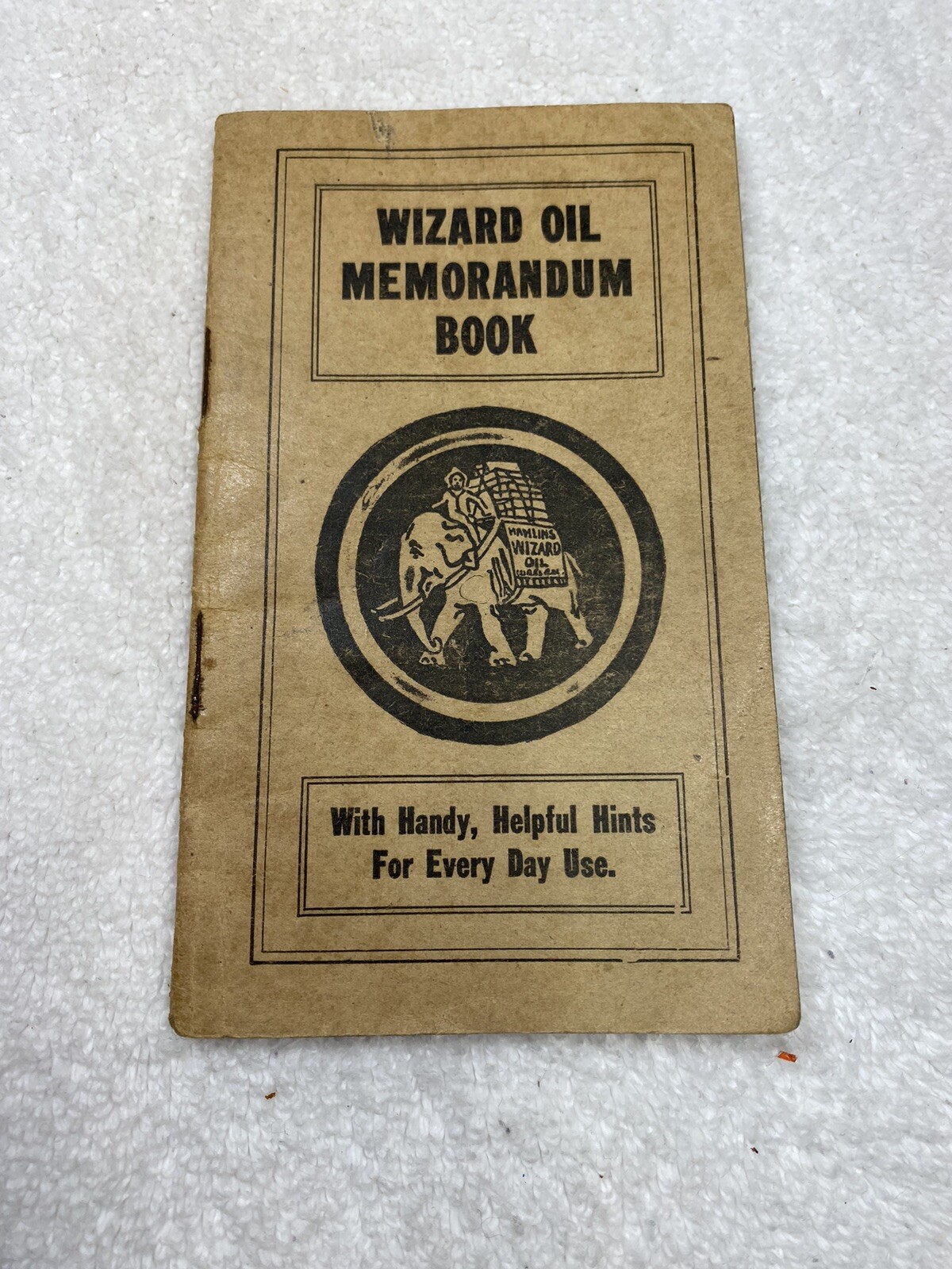 Nevada Iowa Vintage Graves HAMLINS WIZARD OIL QUACK MEDICINE Drugs Pharmacy