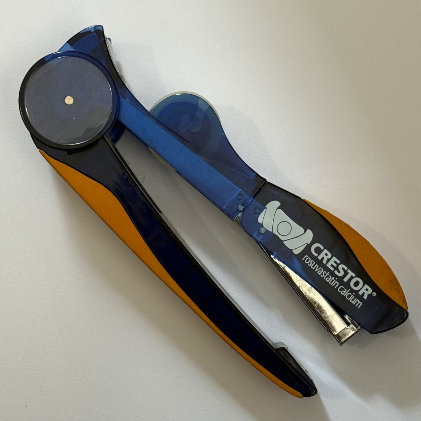 Crestor Drug Company Promotional Advertising Stapler and Tape Dispenser