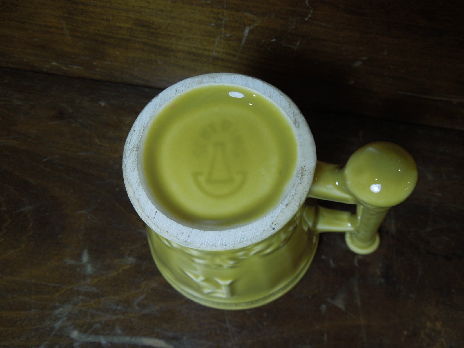 Vintage Ceramic Mortar Schering Coricidin Galen 131-201 AD Secundum Artem