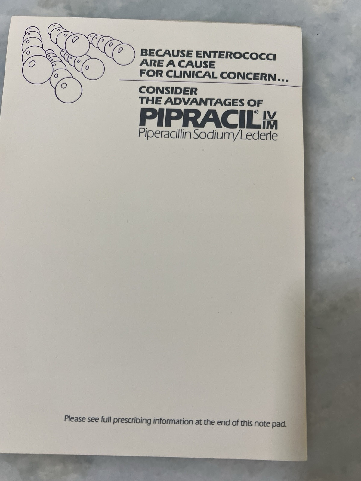 Vintage Pharmaceutical Drug Rep Notepads Lot | Medical Ephemera | Mid-Century Ad