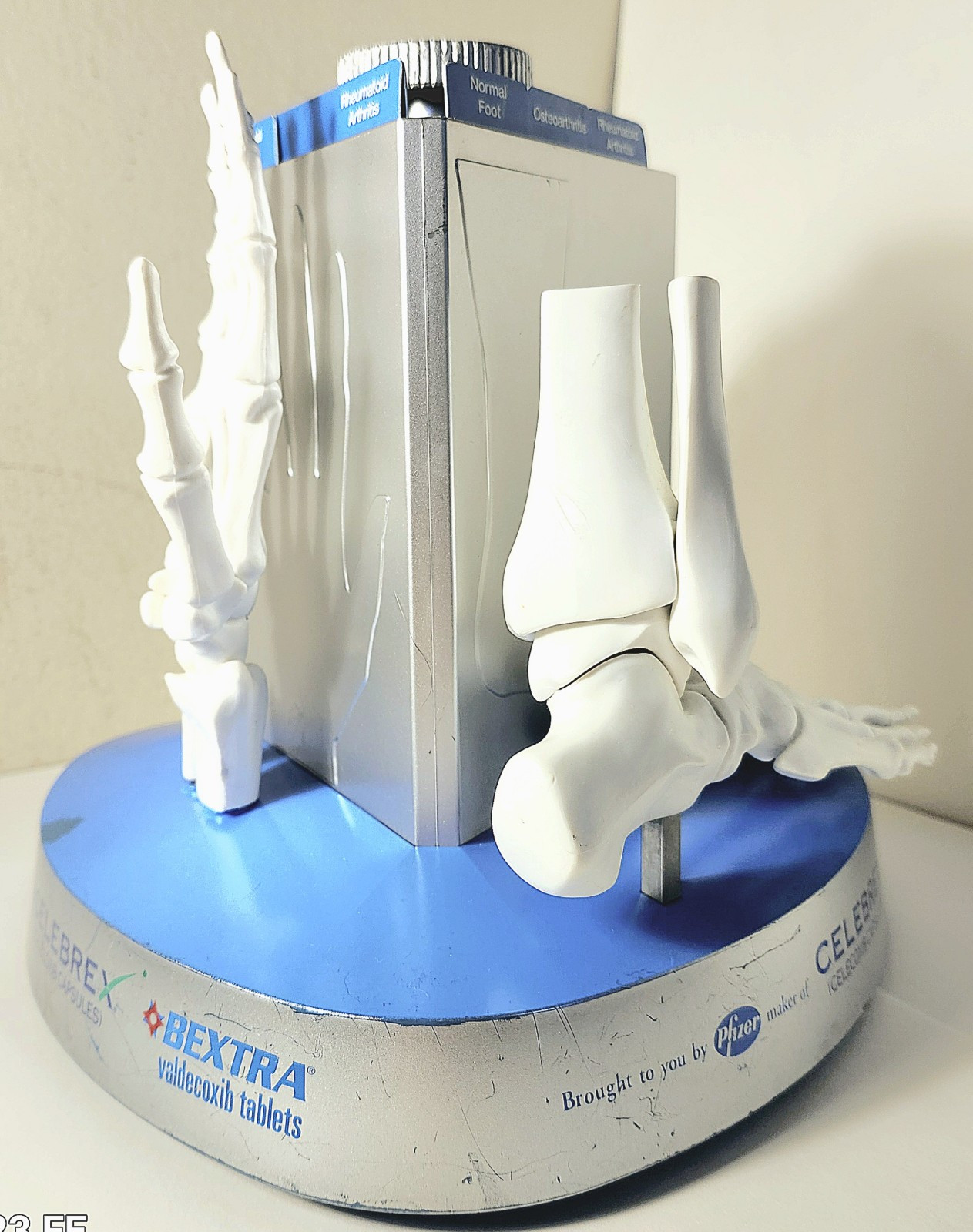 “Anatomical Arthritis Model” Of a Hand, Foot, & Spine ~Pfizer~ Celebrex/Bextra