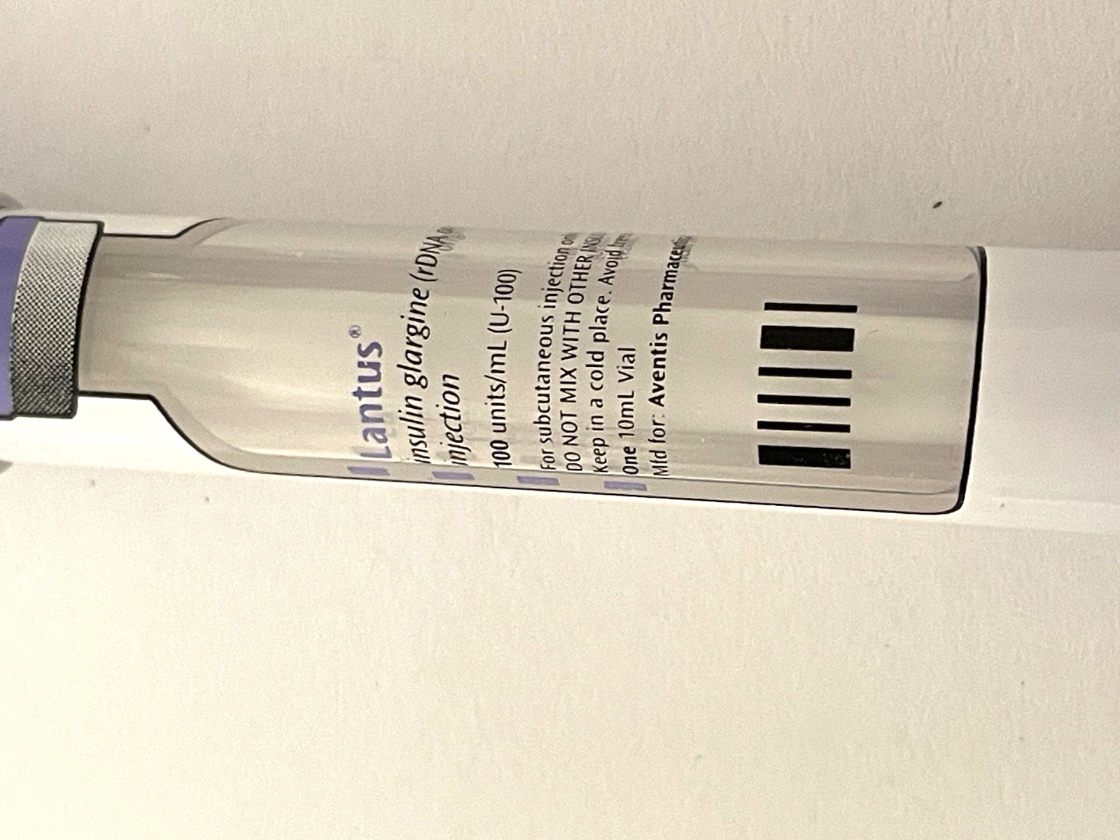 Pharmaceutical Drug Ink Rep Vintage Pen Lantus Collectible Purple White Rare