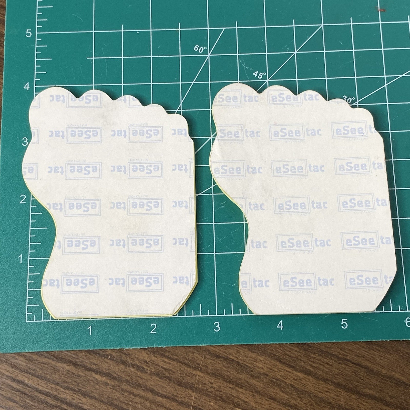 VTG Foot Shaped LAMISIL Tablets Post-it Pads Pharmaceutical Drug RX Rep Used