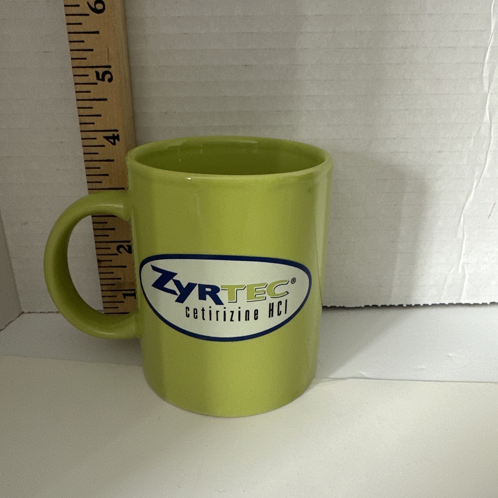 Zyrtec Cetirizine HCI Green Coffee Mug 10oz Ceramic Pharmaceutical 2 Available