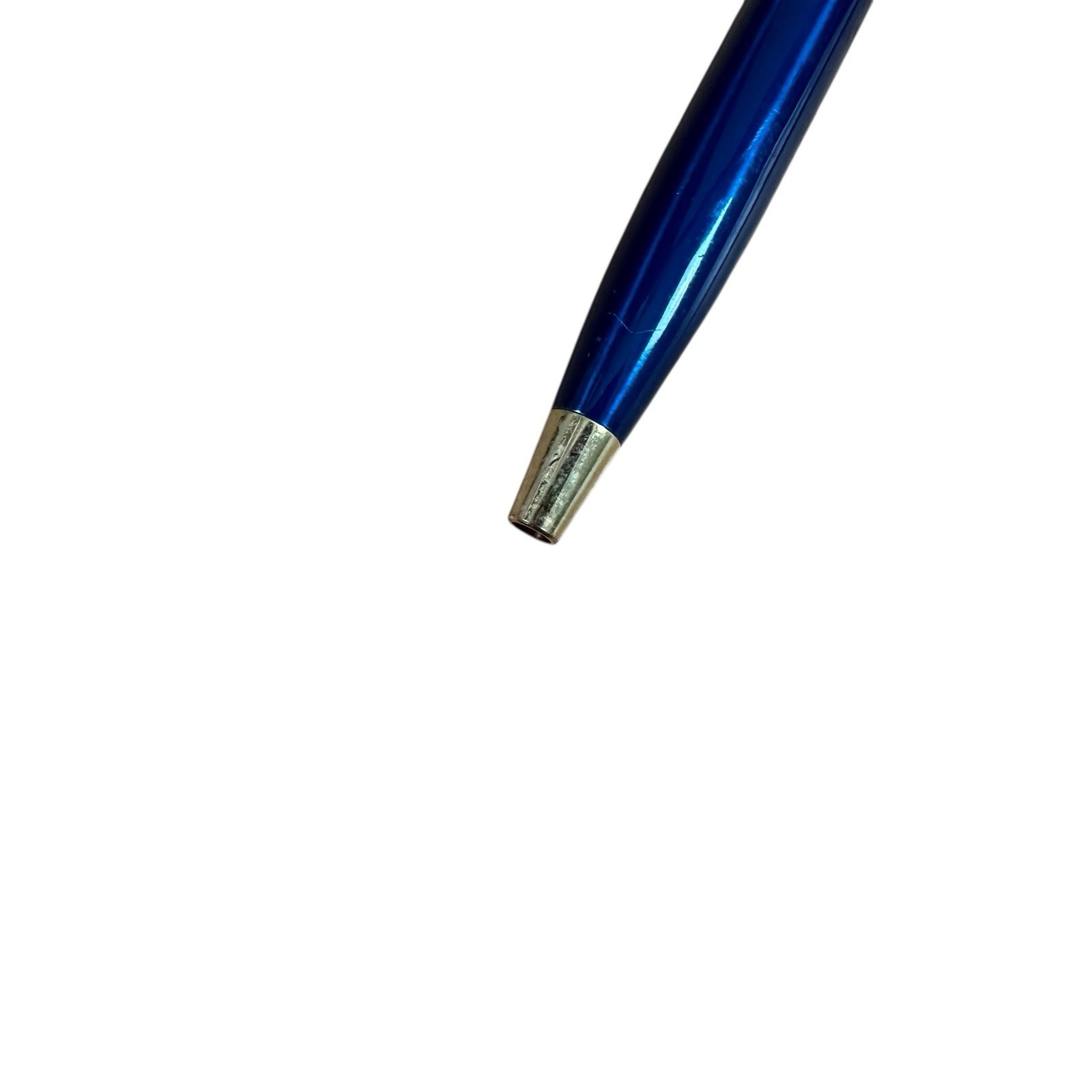 Pharmaceutical Drug Rep Pen Norvasc Dark Blue Metal Vintage Advertisement