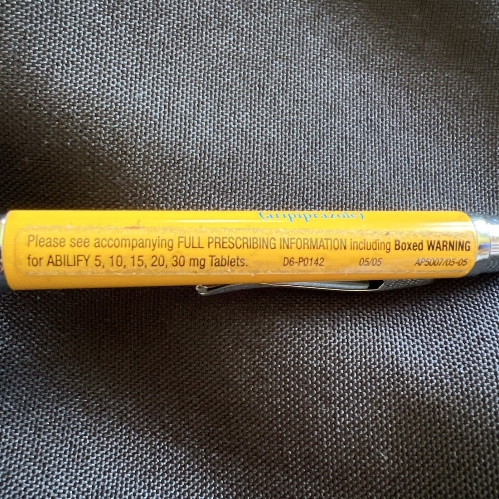 Abilify Aripiprazole Pharmaceutical Advertising Drug Rep Pen – Works