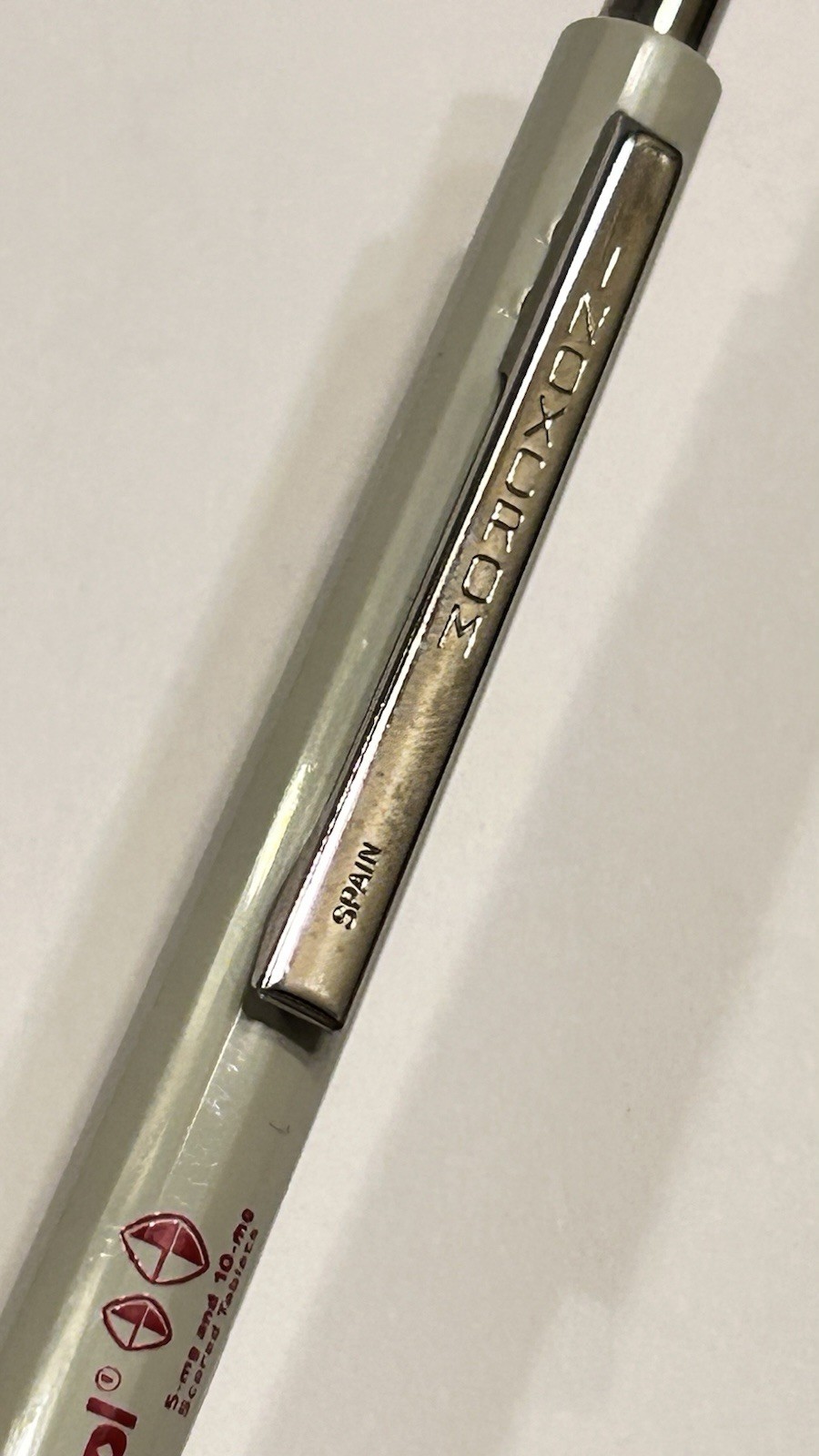 INOXCROM SPAIN Medical Drug Rep Pharmaceutical Advertising Pen Glucotrol Pfizer