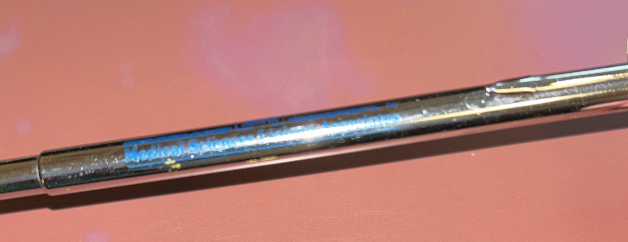 Sandoz pharmaceutical Silver Tone Pointer Very Rare