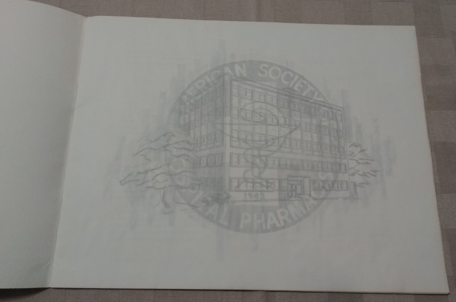 Vintage American Society of Hospital Pharmacists 25th Anniversary Program 1967