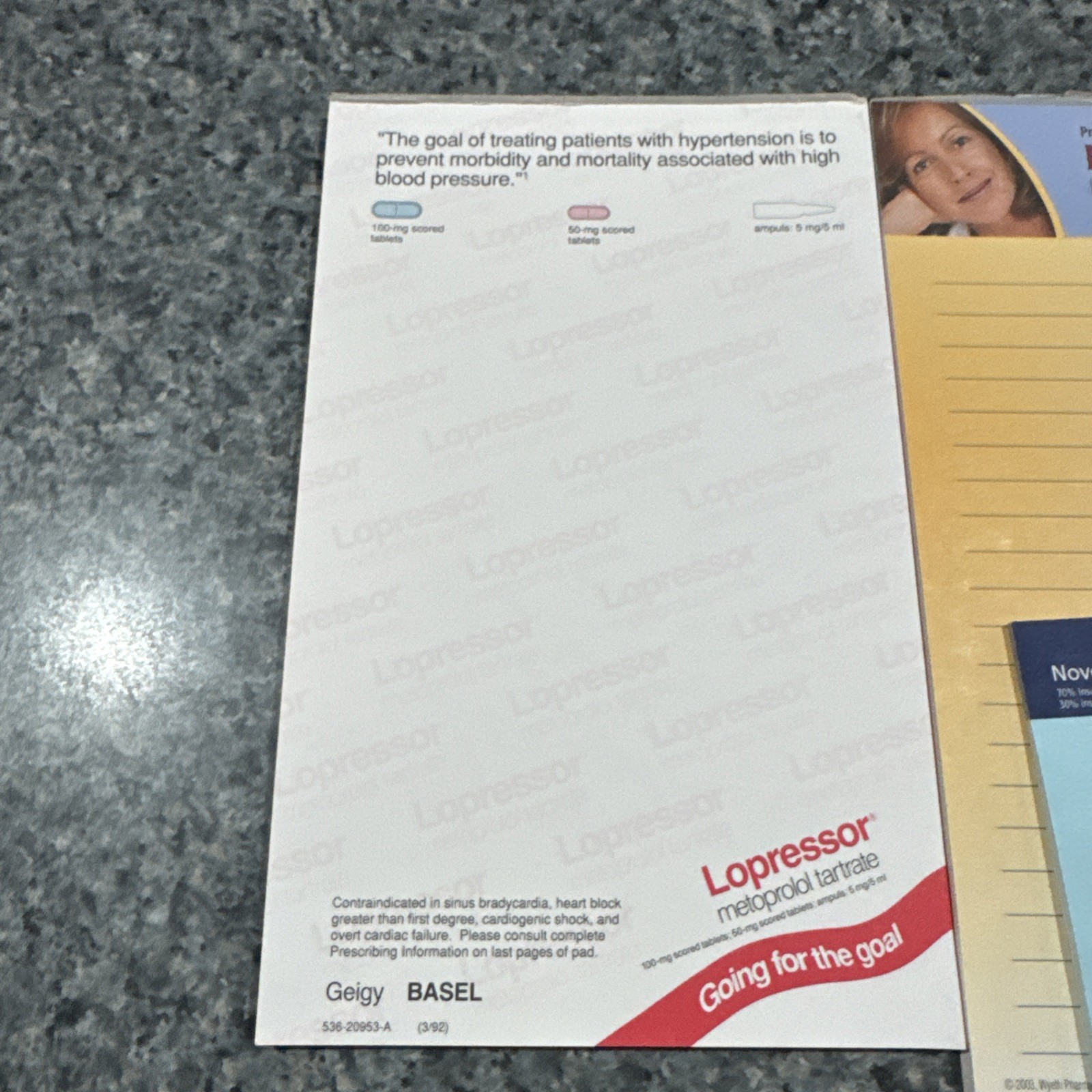 Lot of Vintage Pharmaceutical Drug Rep Pens Paper Pads Viagra Flomax Premarin