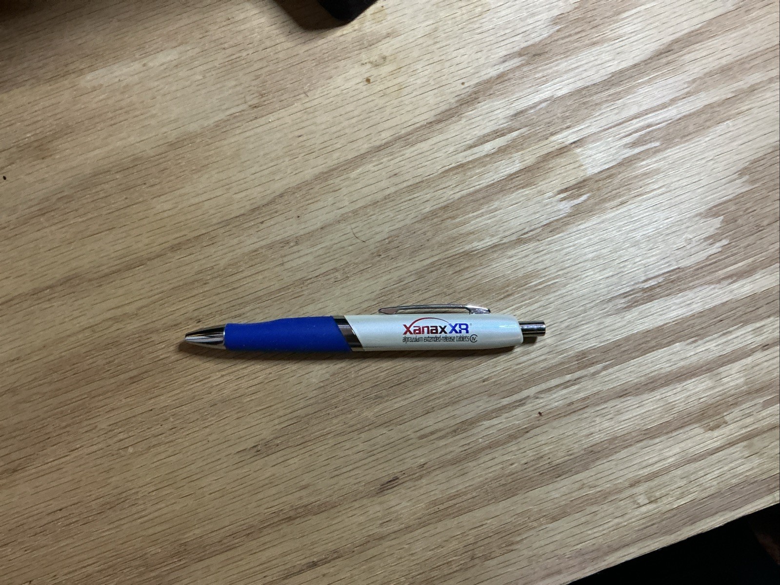 Pharmaceutical Rep Pen for Xanax XR, Vintage Heavy Metal, Works,