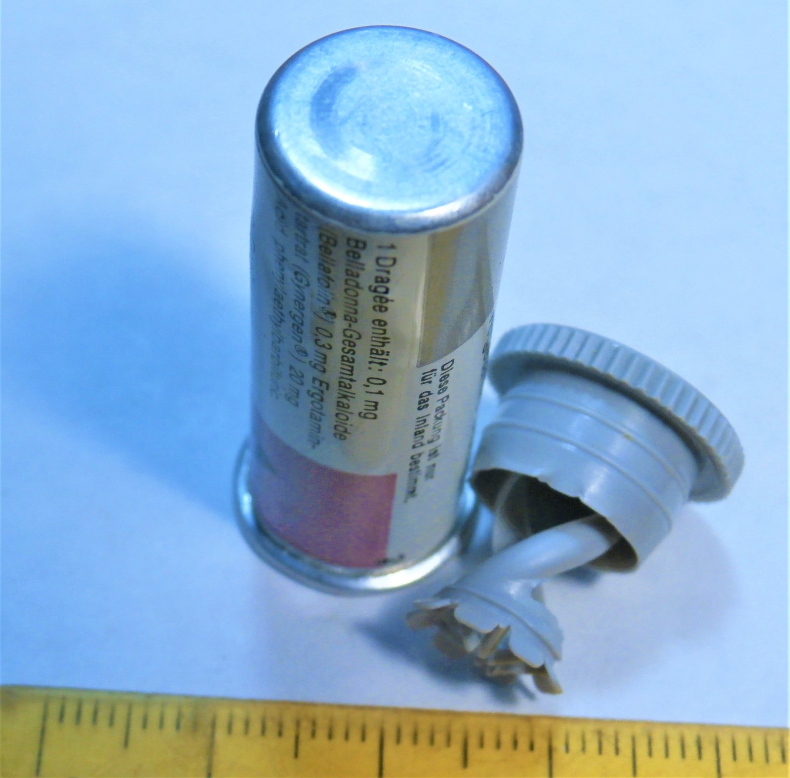 Vtg SANDOZ BELLERGAL barbiturate, pharmacy Swiss pharmacy Swiss