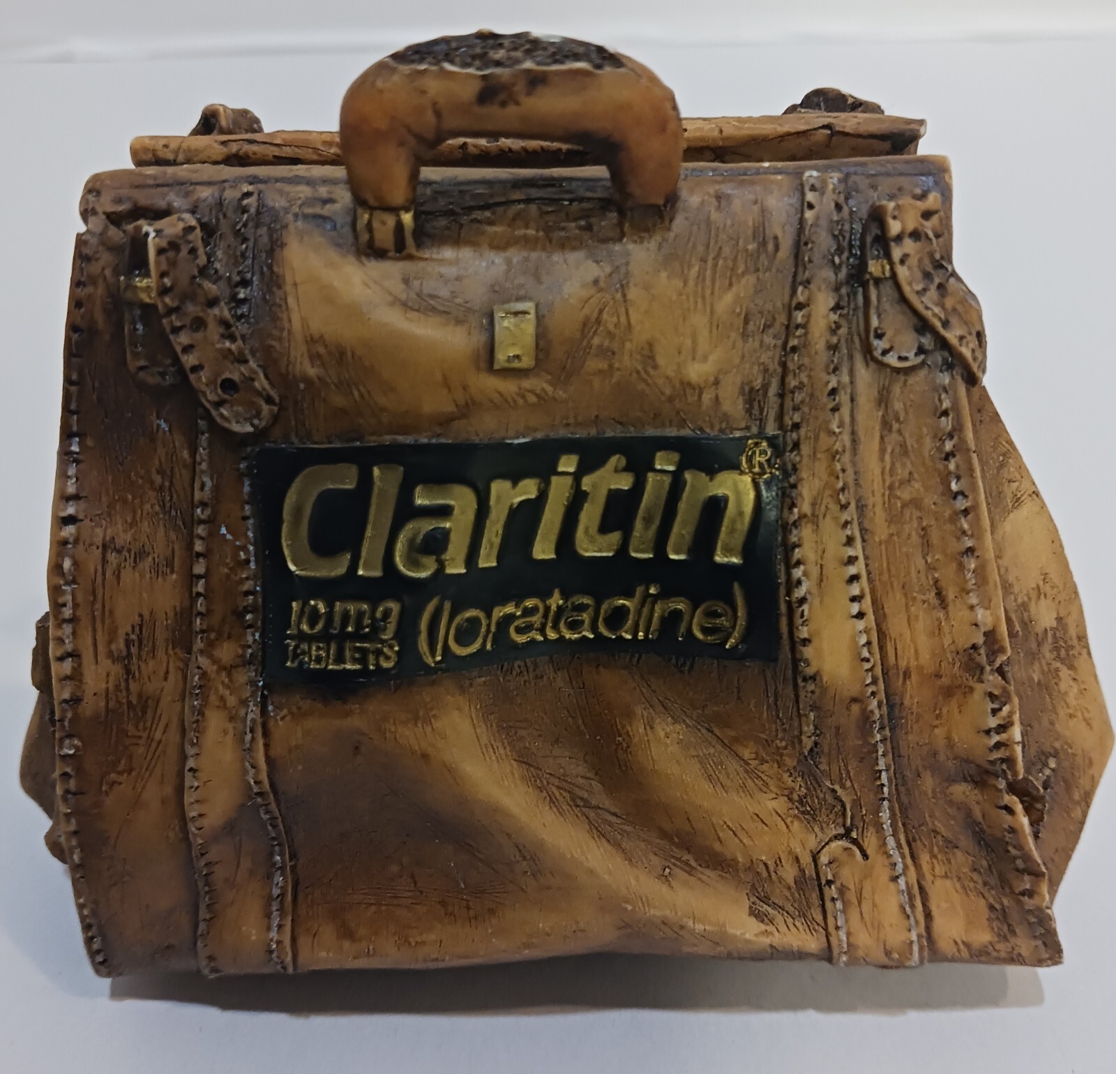 CLARITIN Medical Dr. Bag Business Card Holder Pharmaceutical Advertisement Desk