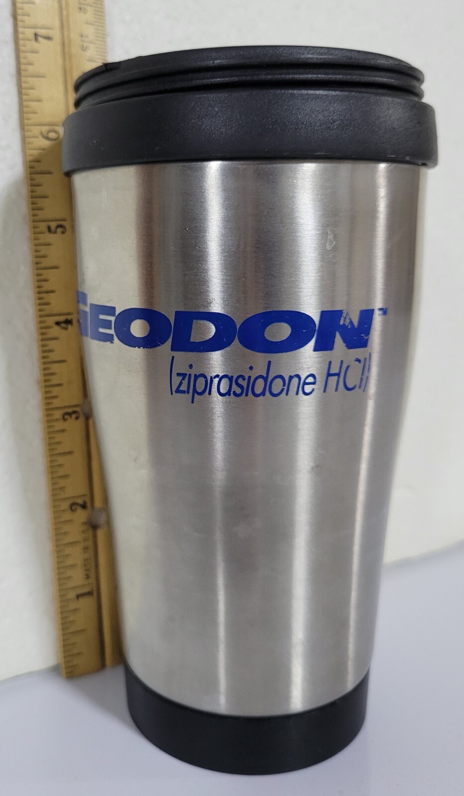Geodon Travel Tumbler Cup Stainless Steel Insulated w/ Lid Pharmaceutical Promo