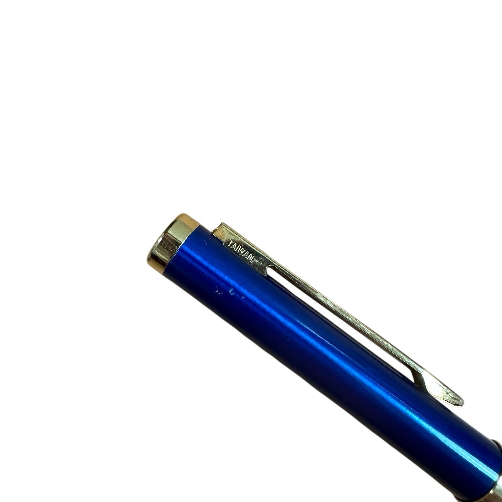 Pharmaceutical Drug Rep Pen Norvasc Dark Blue Metal Vintage Advertisement