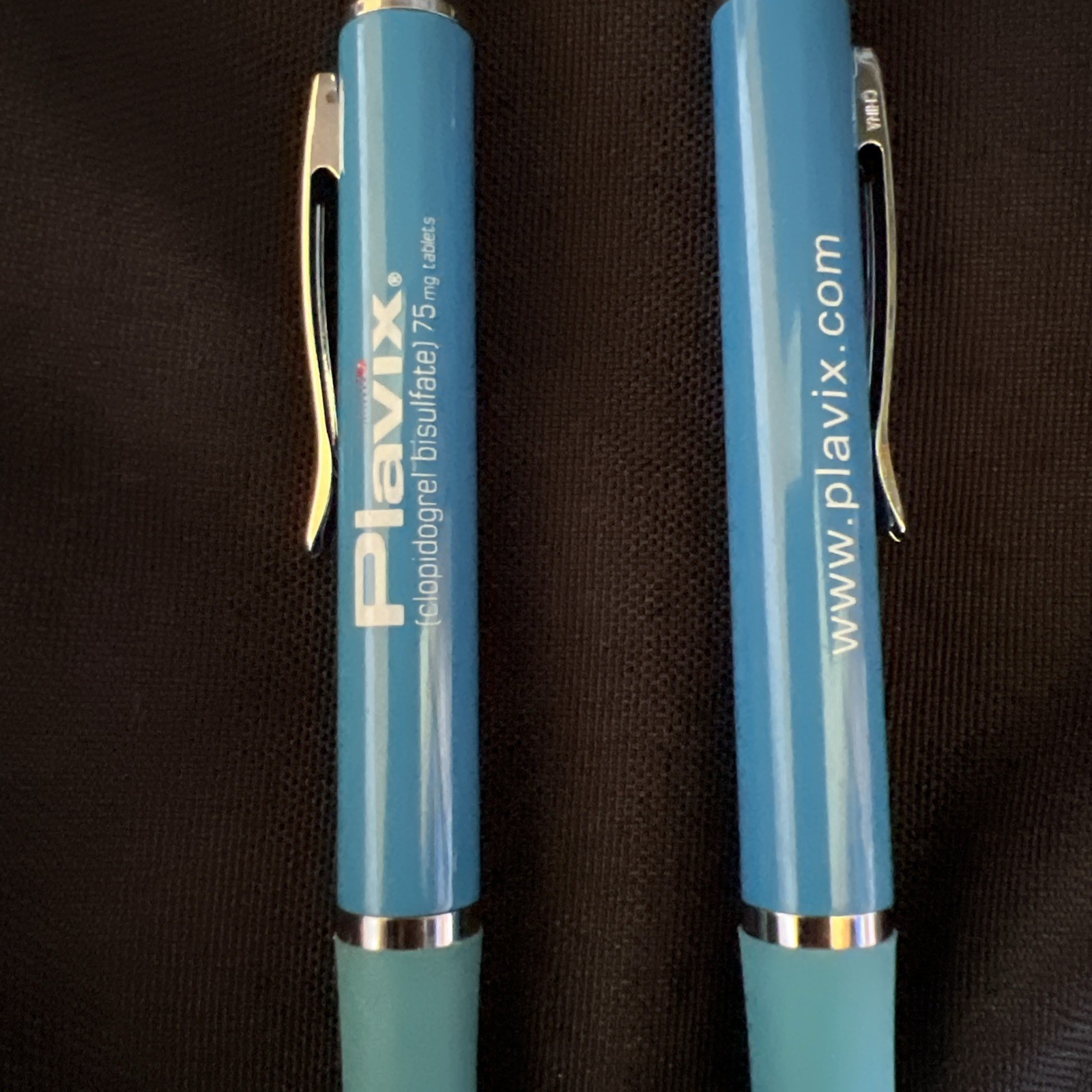 Plavix clopidogrel bisulfate 75mg pharmaceutical black ink pens drug rep