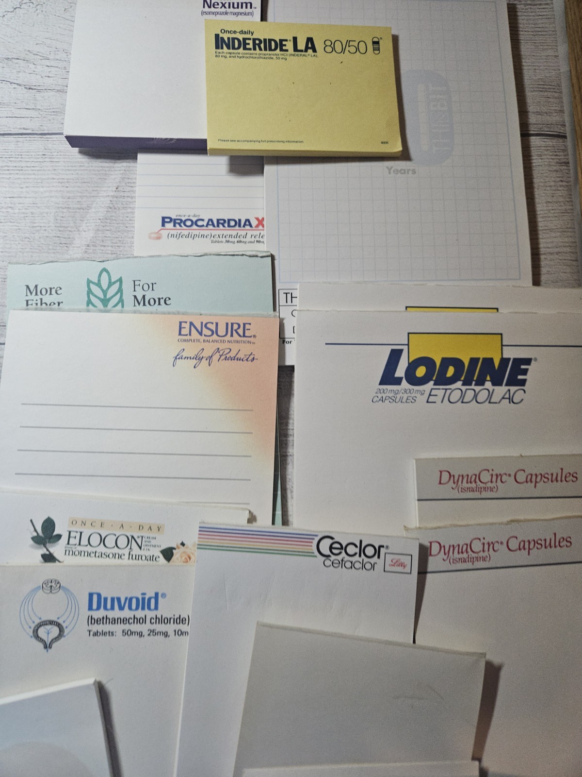 Vintage Pharmaceutical Medical Rep Lot – Pens, Clips, Calculator, Pencils, Paper