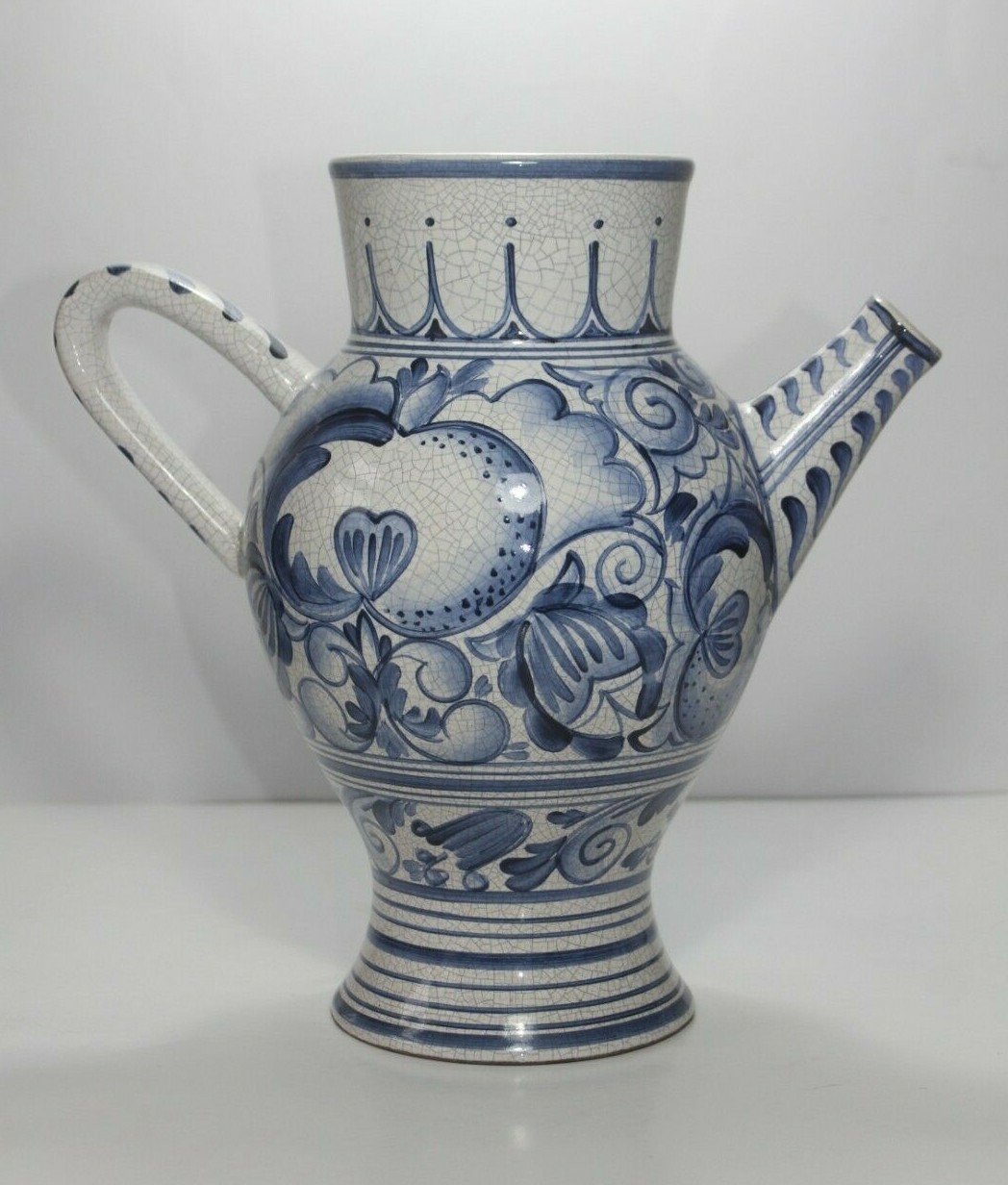 Italian Majolica Apothecary jar, Sirup Tamarin Dorum