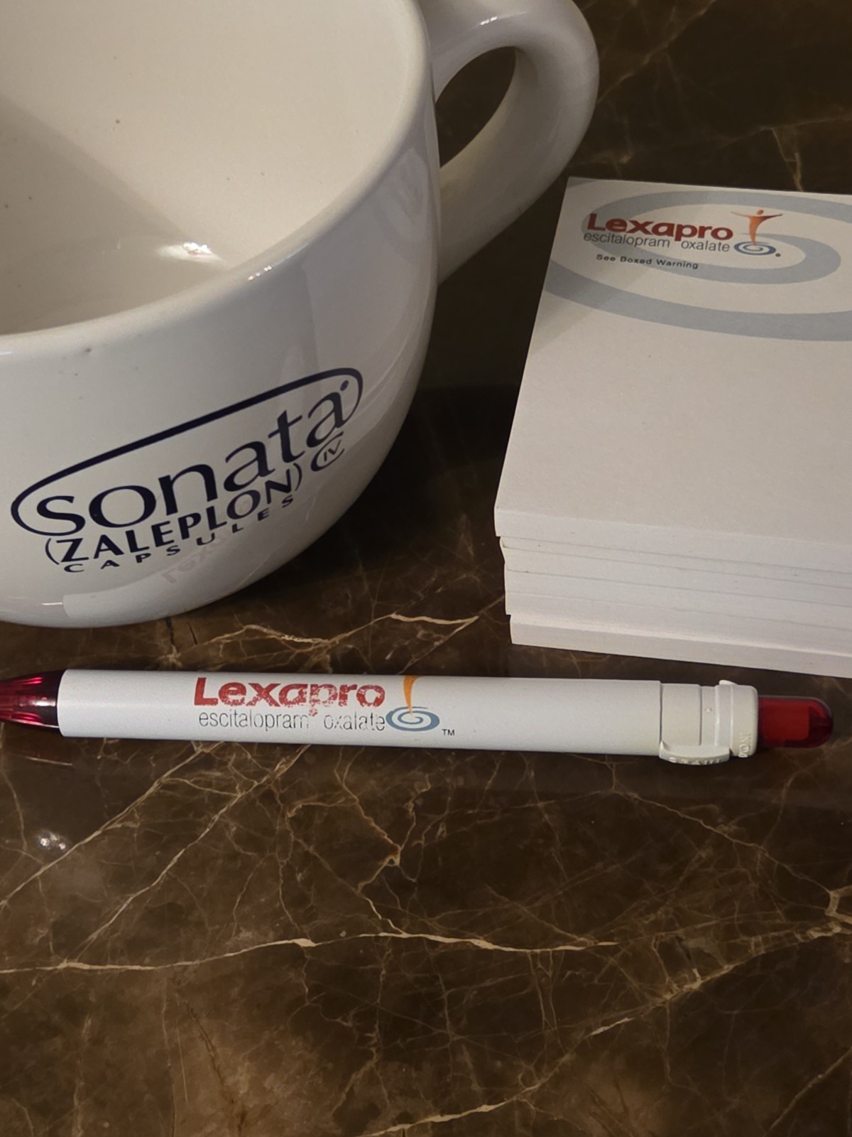 MIXED LOT Pharmaceutical Drug Rep PROMO Giveaways Sonata Lexapro