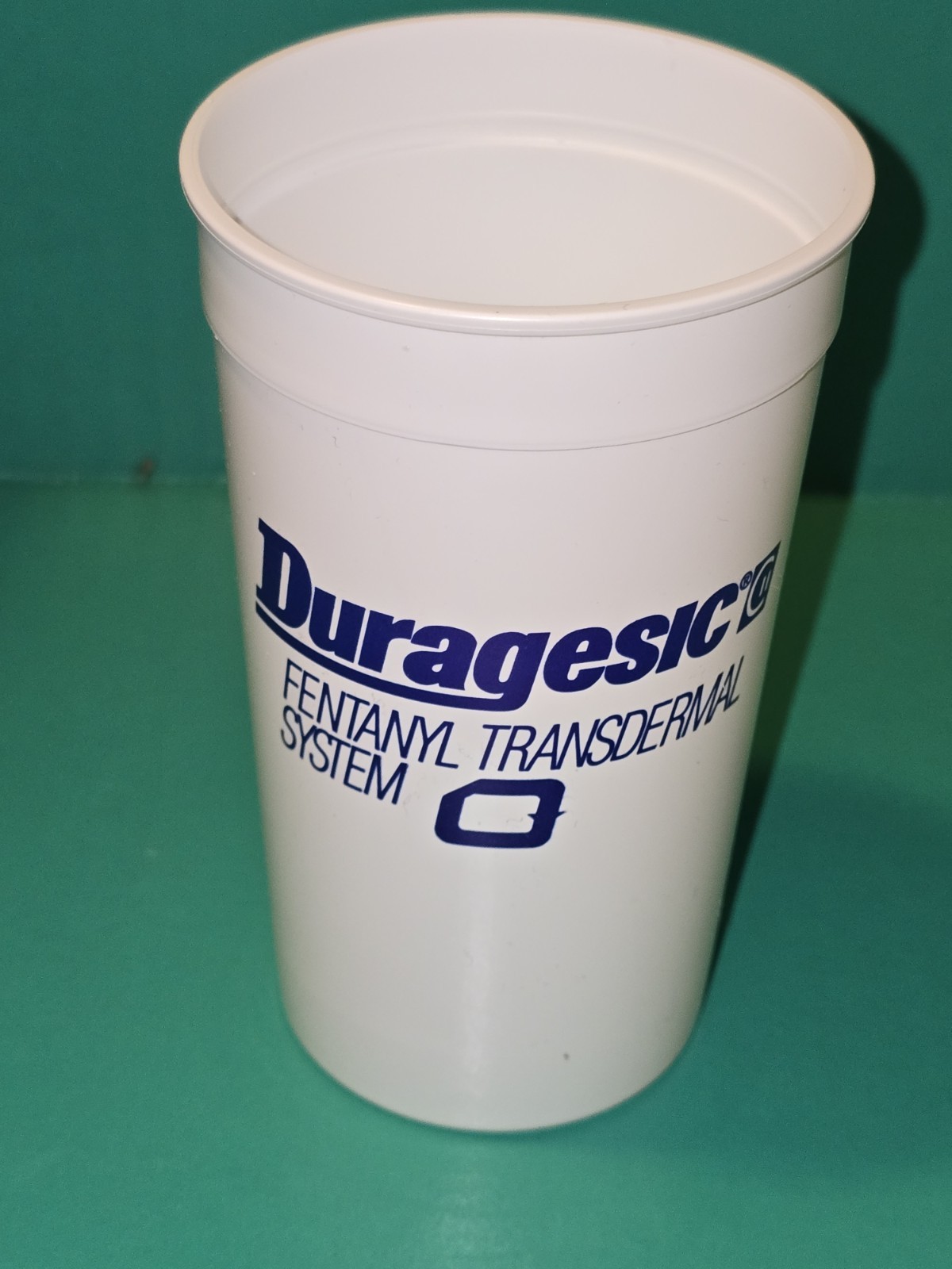 Duragesic Pharmaceutical RX Rep Promotional Plastic Drinking Cups Set of 4