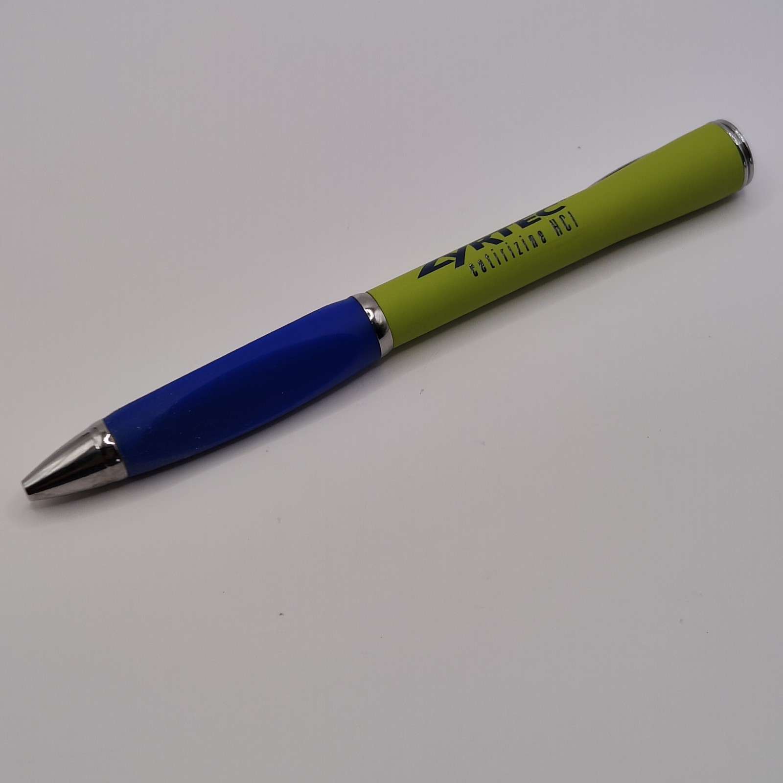 Drug Rep ZYRTEC Collectible Heavy Metal Pen RARE Green Blue New in Package