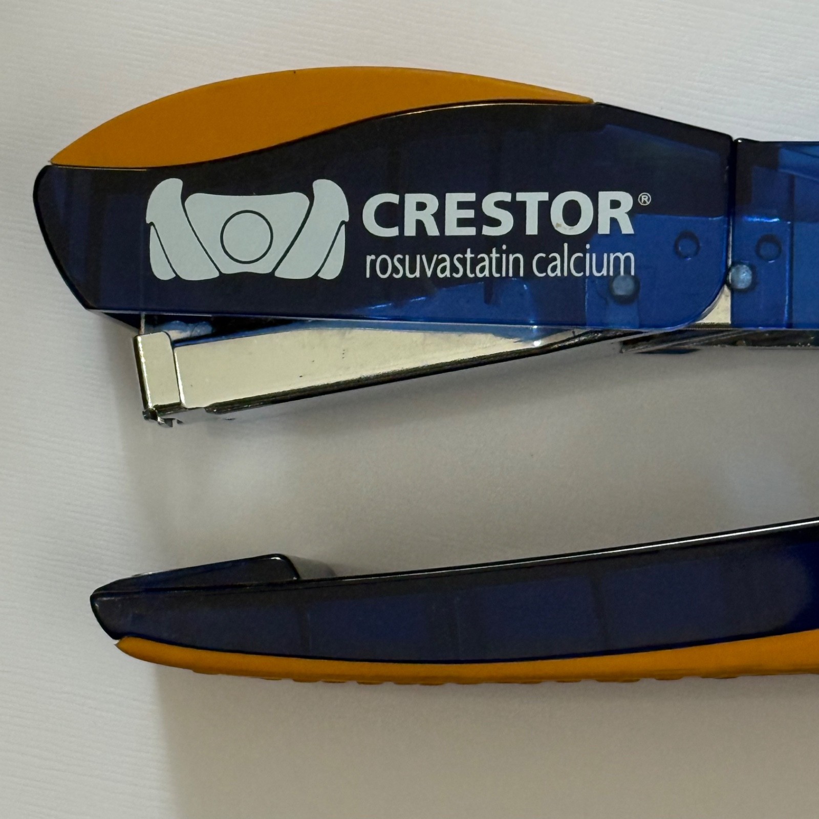 Crestor Drug Company Promotional Advertising Stapler and Tape Dispenser