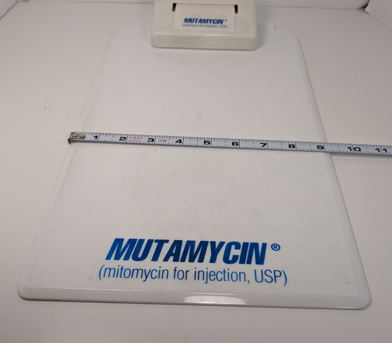 Pharmaceutical Drug Rep Clip Board Mutamycin Mitomycin Advertising Sticky Notes
