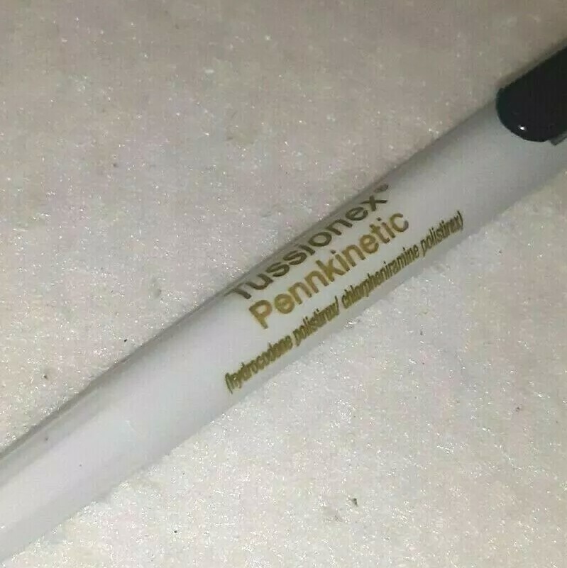Tussionex Pennkinetic Hydrocodone Polistirex Pharmaceutical Drug Rep Promo Pen