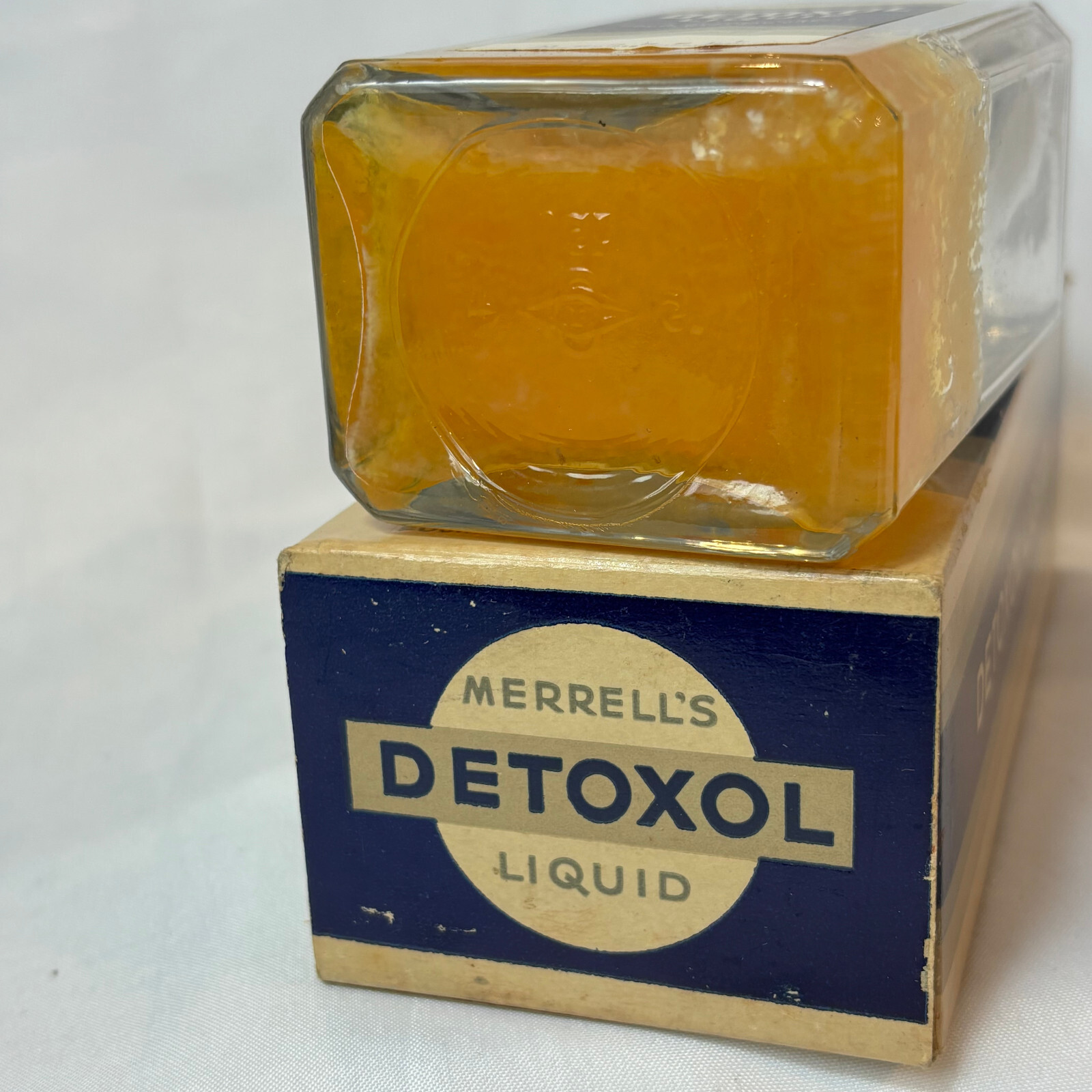 Vtg Detoxol & Mercitan Mouth Wash In Original Boxes