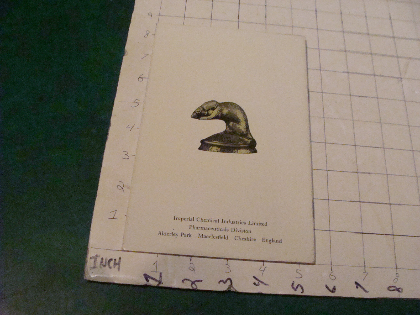HIGH GRADE Vintage paper: 1966 PHARMACEUTICAL RESEARCH in I.C.I. 24pgs UNUSED