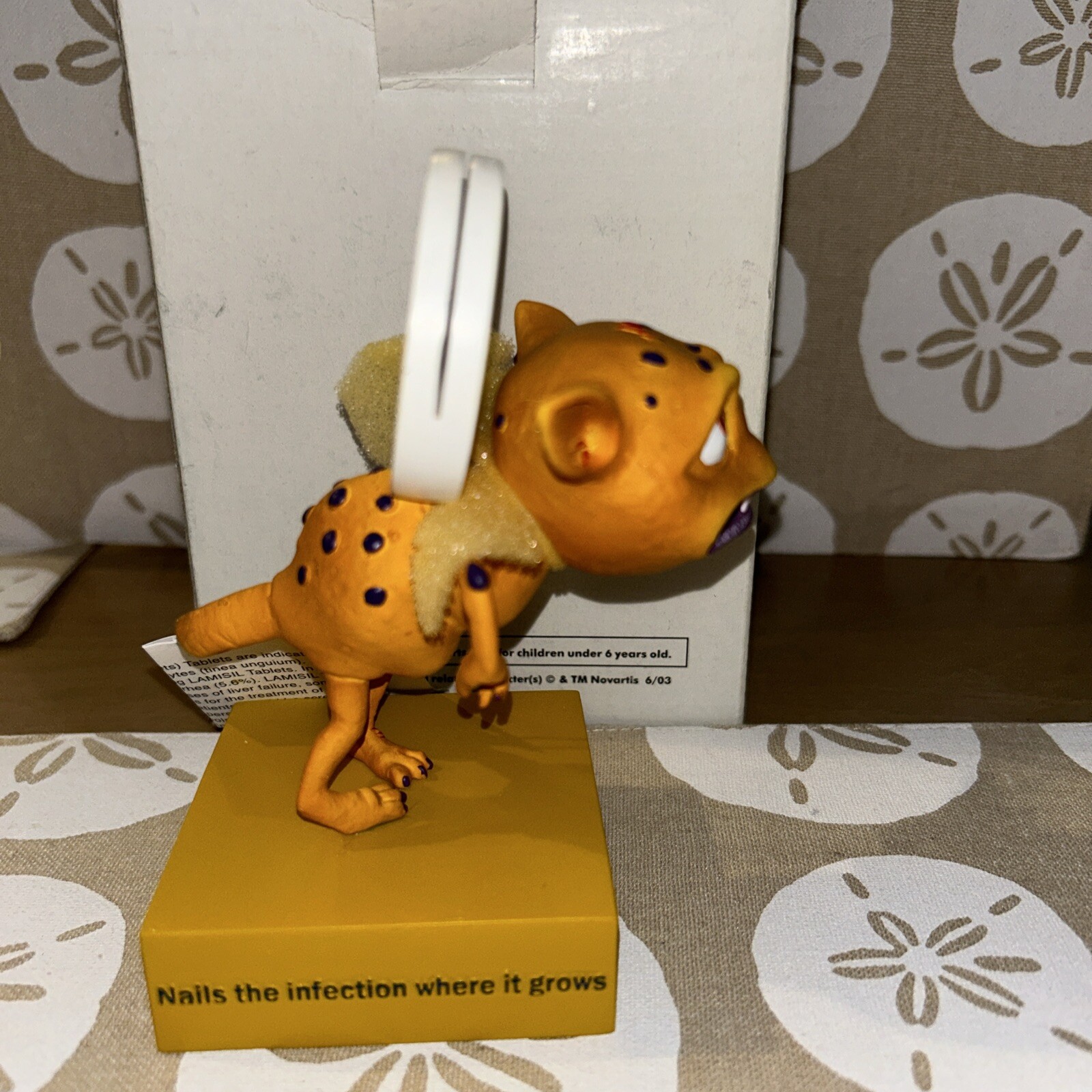 Lamisil Digger Pharmaceutical Collectible Digger Bobblehead Rare NIB