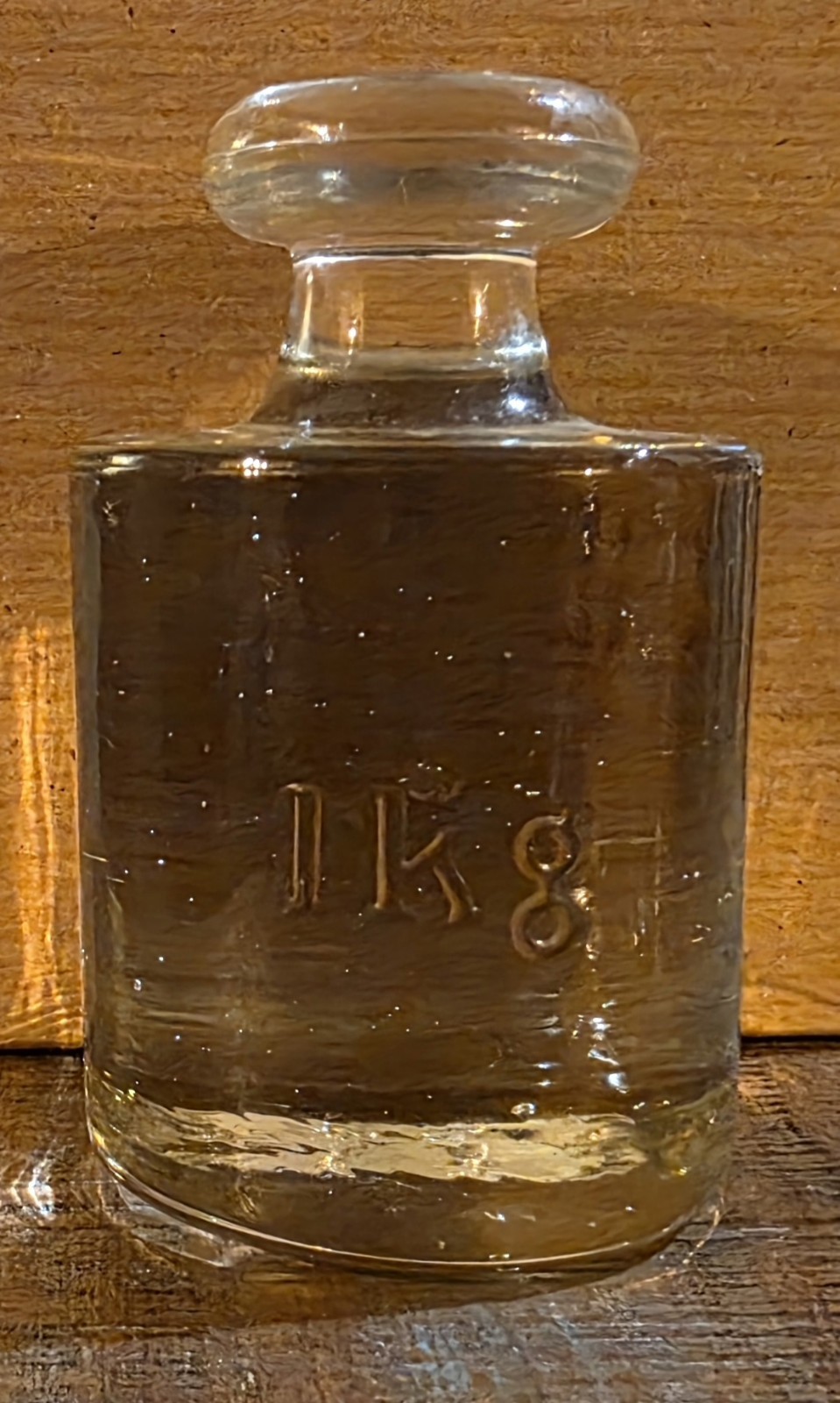 Vintage Clear Glass Laboratory Apothecary Scale Weights 1kg to 50gm Set Of 5
