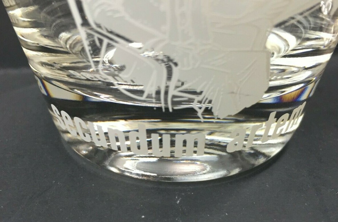 4 William Procter Jr Secundum Artem RX Rocks Drinking Water Glasses