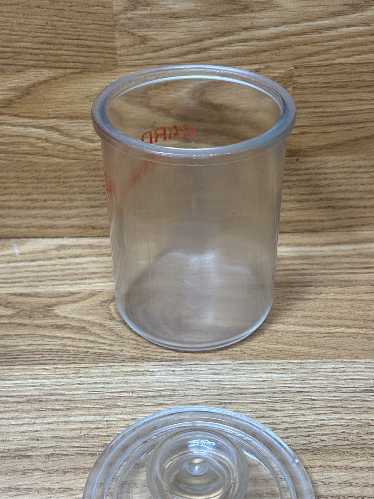 Vintage RARE Bard-Parker Germicide Glass Jar Medical 6” Early 1900’s