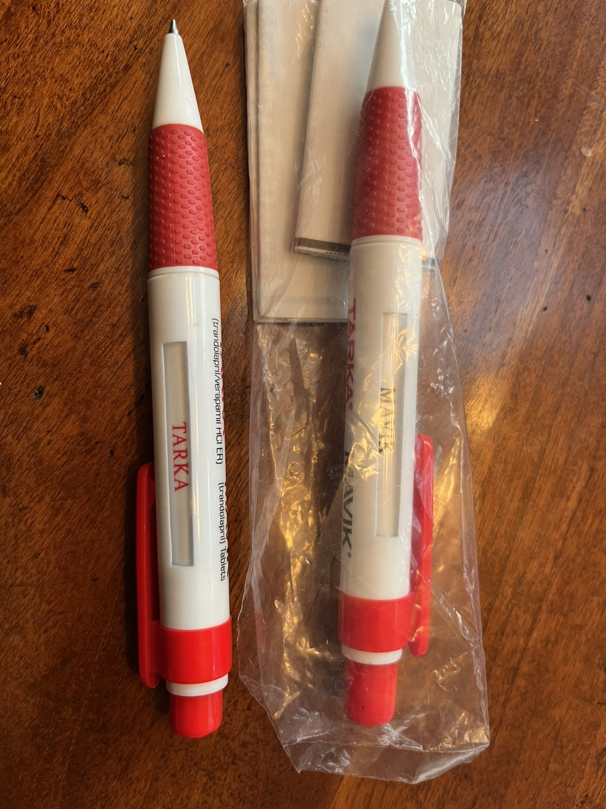 Rare Tarka Mavik Collectible Drug Rep Pens! 1990s/write!