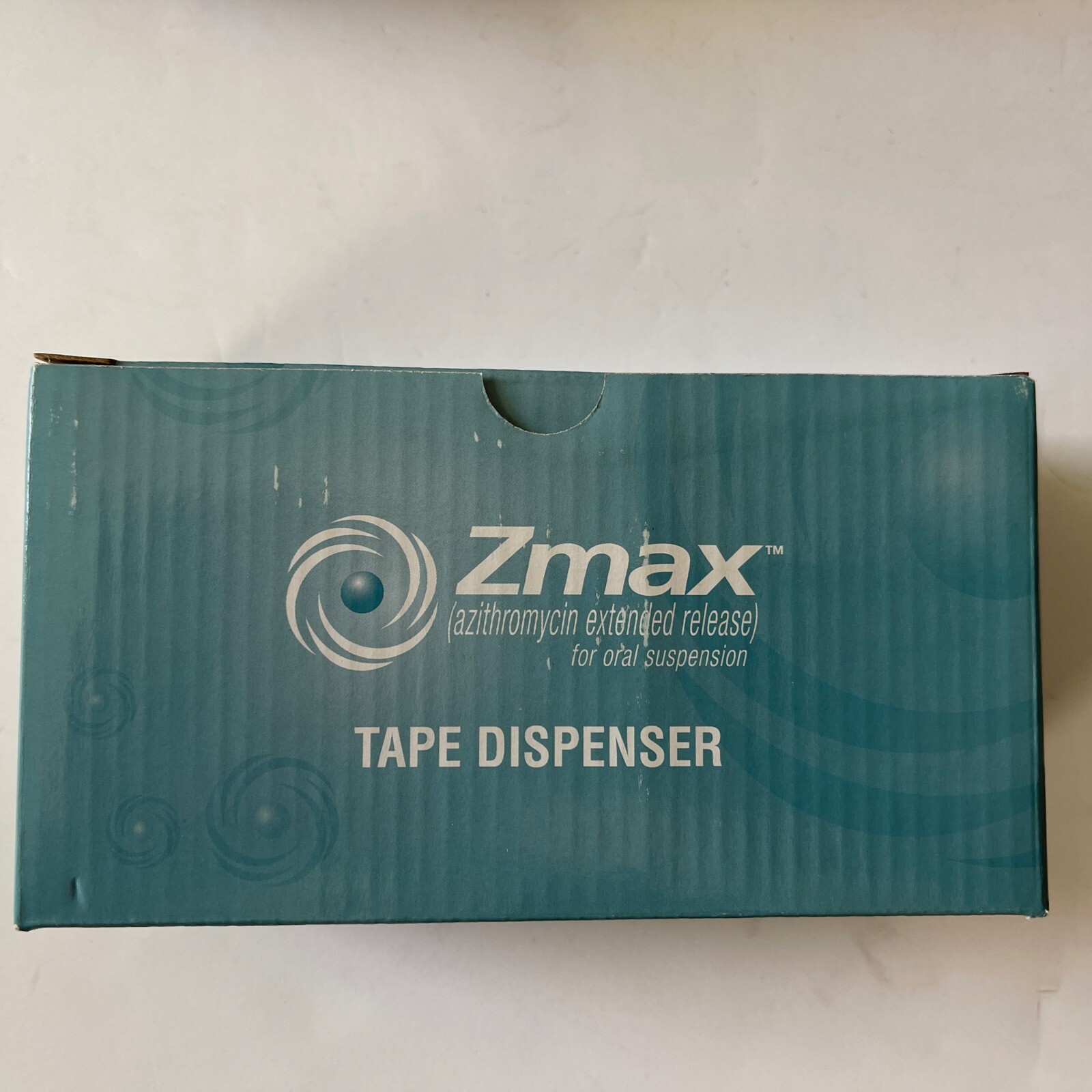 Drug Rep Item (Zmax) Desk Tape Dispenser New in Box. Pharmaceutical Promotion
