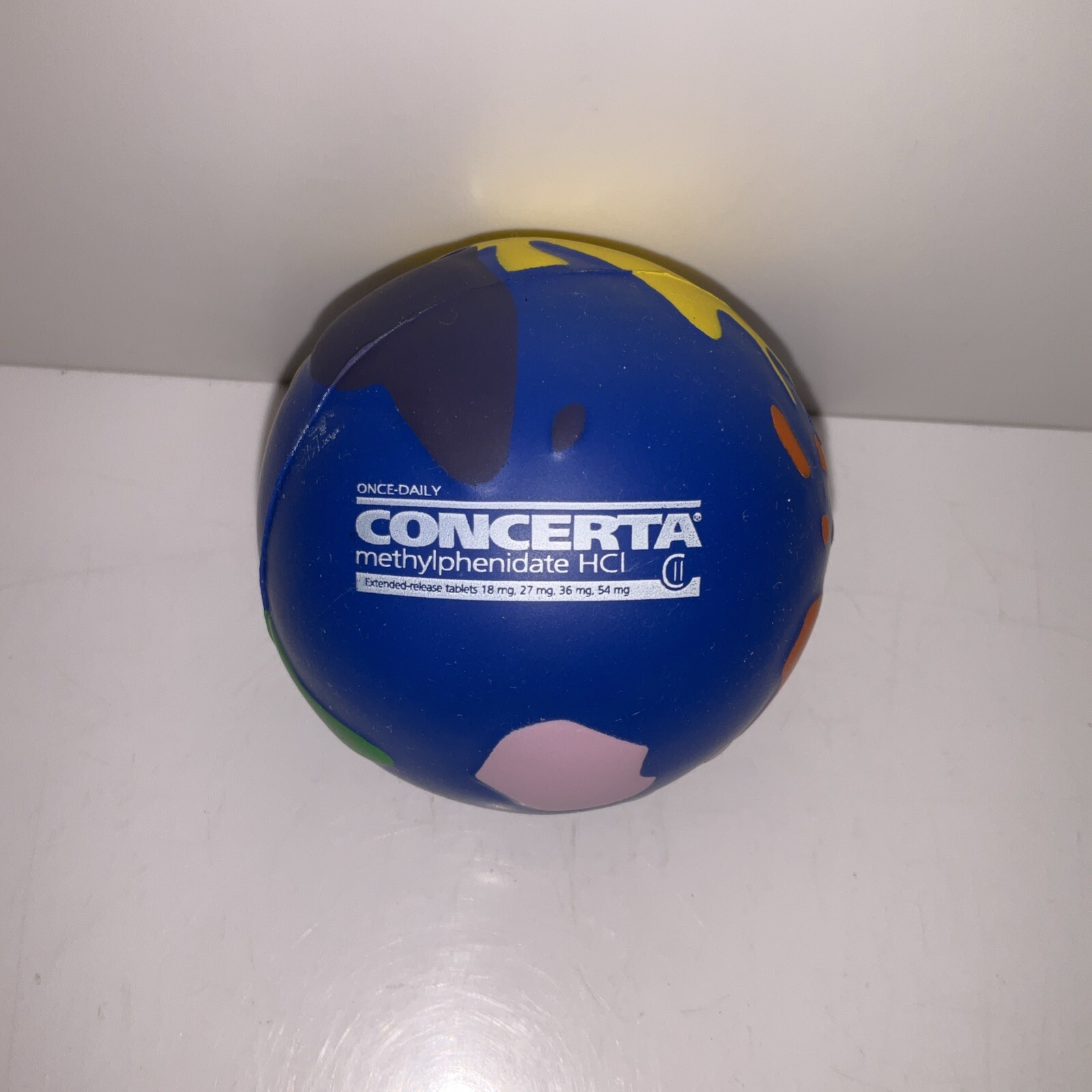VTG GLOBE STRESS BALL PHARMA MEDICAL REP LOGO NEW !