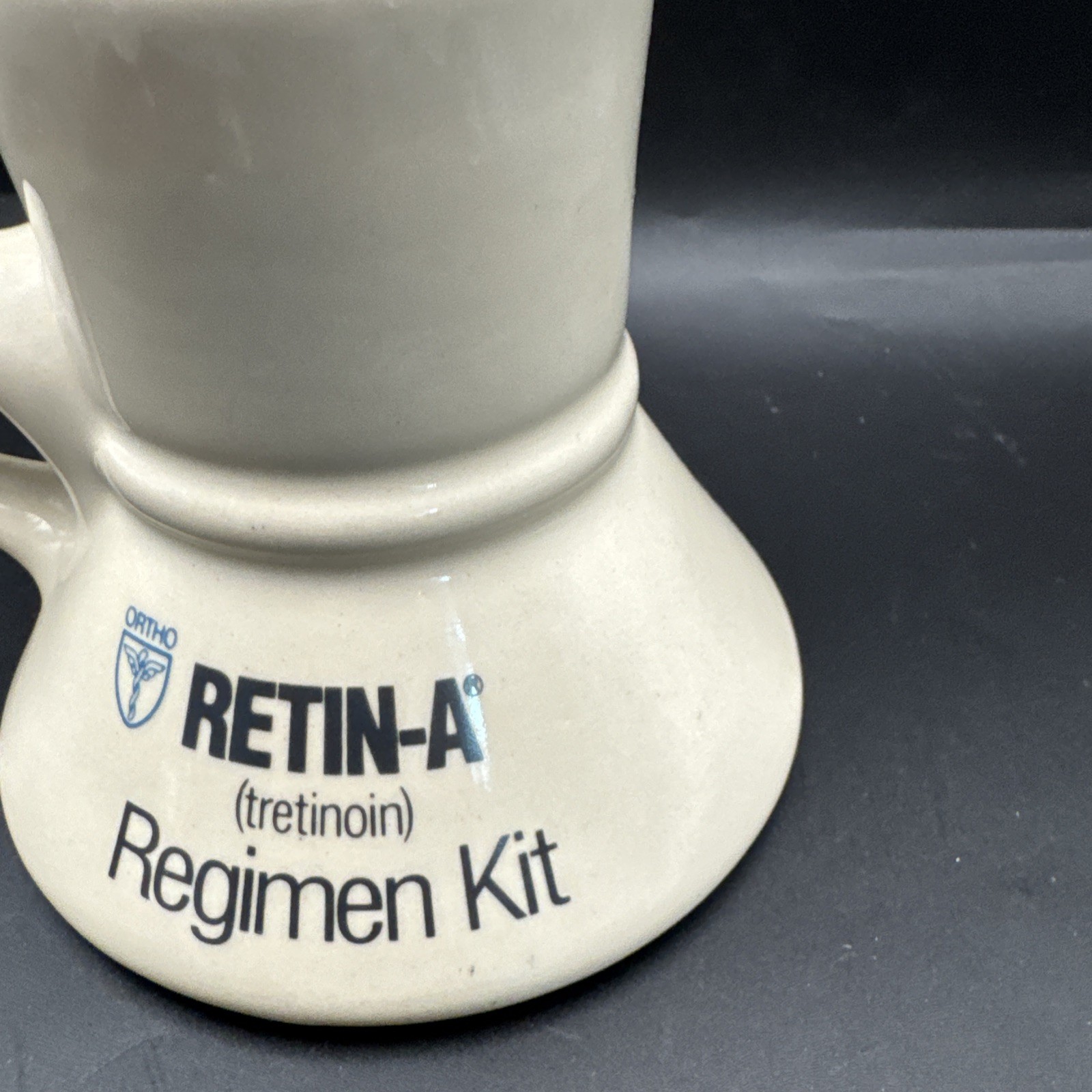 Vintage Non Spill Mug Pharmaceutical Advertisement