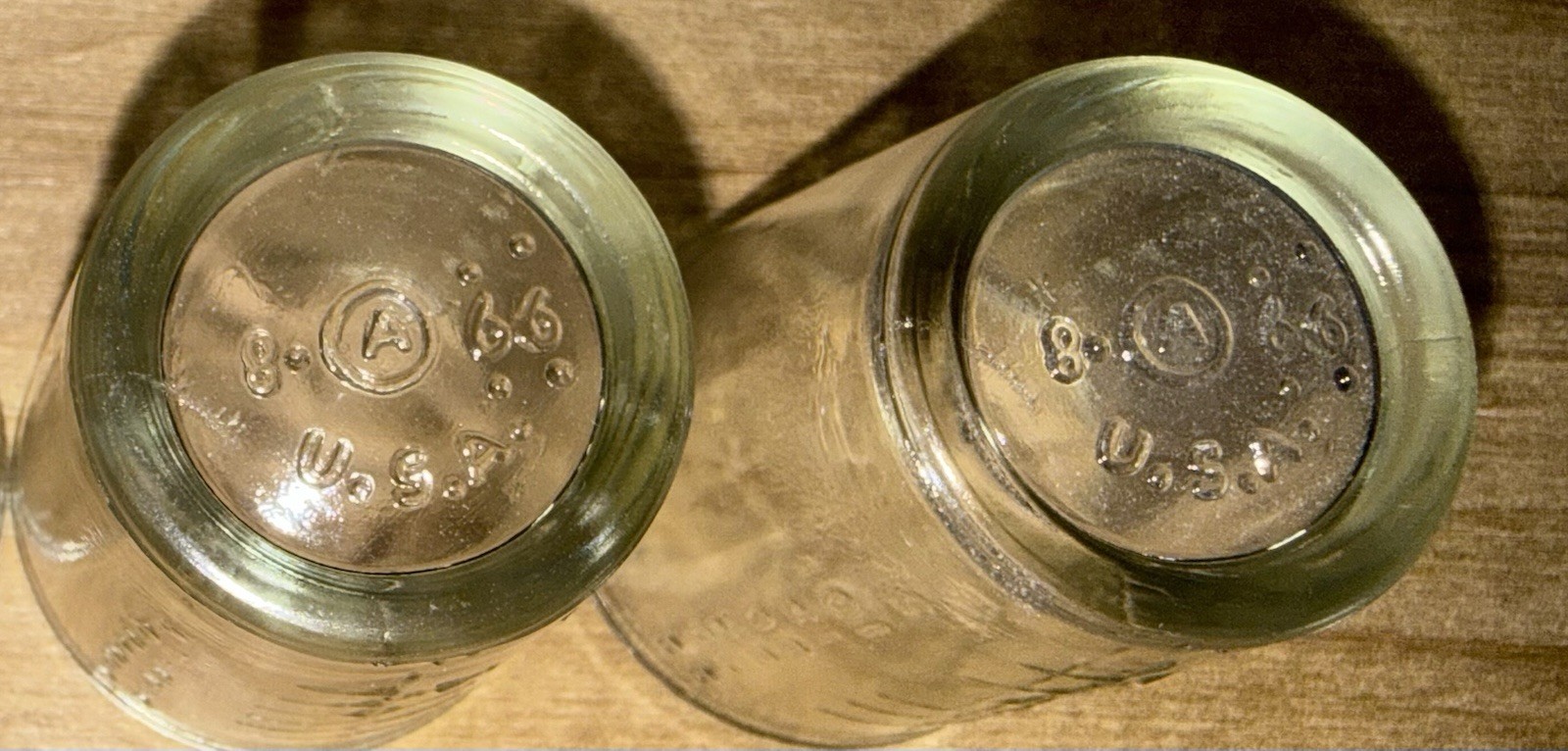 3 Armstrong Cork Glass Medicine Dose Measuring Cups w/Embossed Markings