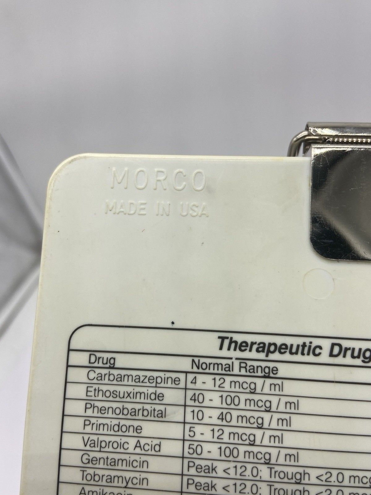 vintage ultracet clipboard drug rep pharmaceutical clipboard