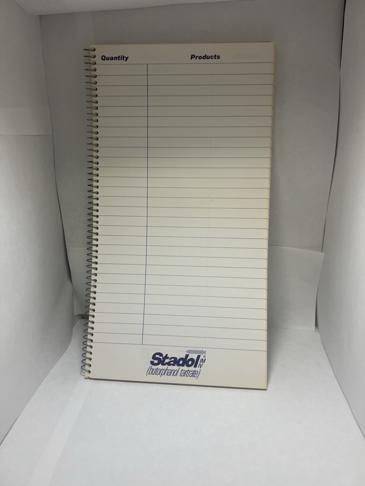 Vintage 1978 Stadol Opioid Promo Want Book – Bristol Labs Pharma Advertising