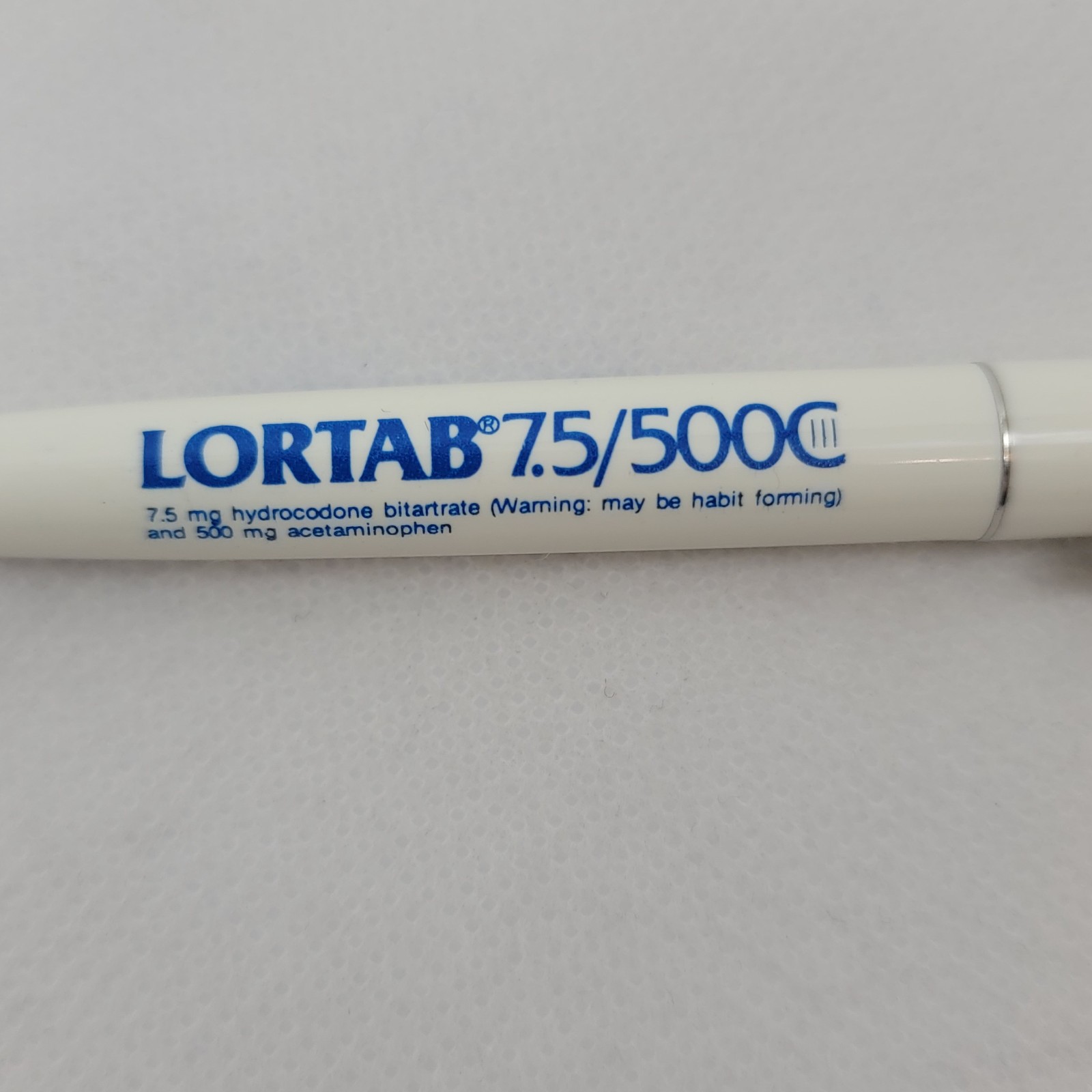 Lortab Hydrocodone PEN Drug Rep Whitby Pharmaceuticals Promo Advertising BIC