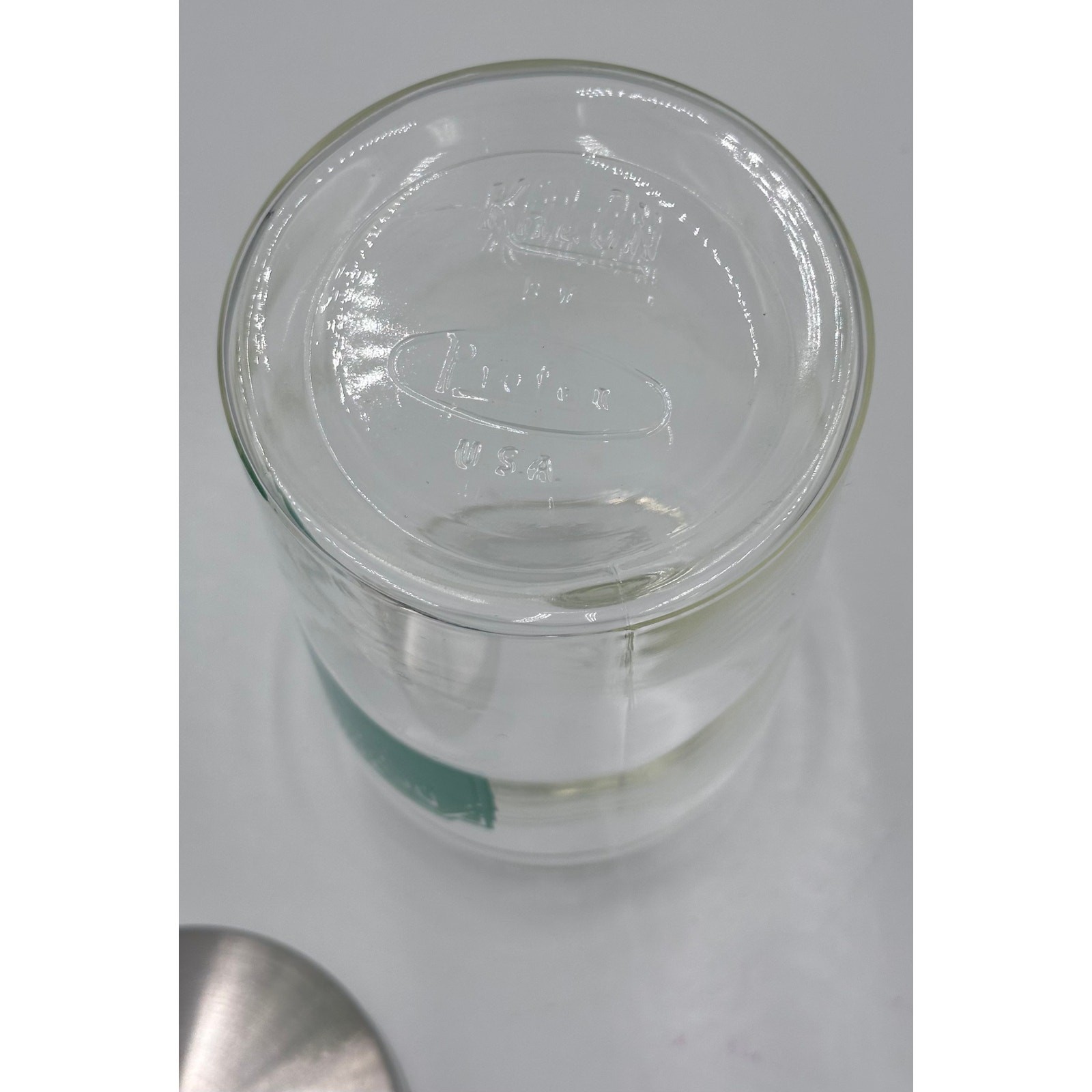 Kalon Profex Medical Apothecary Glass Tongue Depressors Storage Jar w/Lid