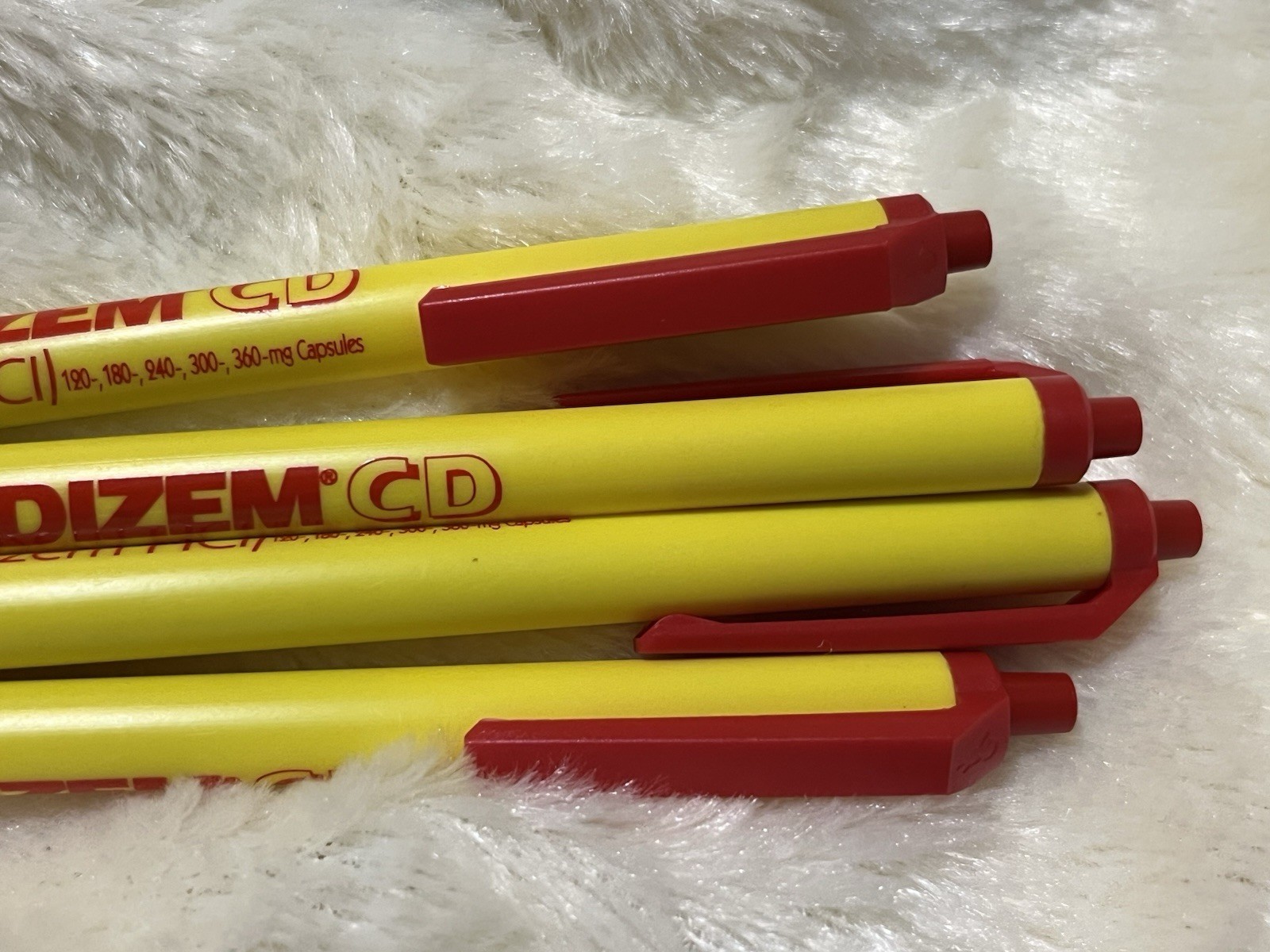 CARDIZEM CD Drug Rep Pharmaceutical Promo Advertising PEN Lot of 4 Click PENS