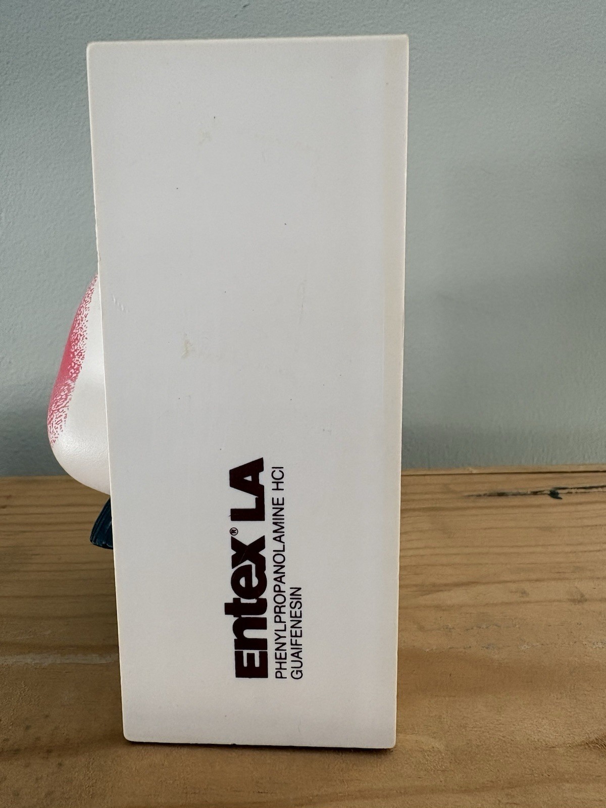 Entex Liquid Small Tissue Box Holder Pharmaceutical Advertisement
