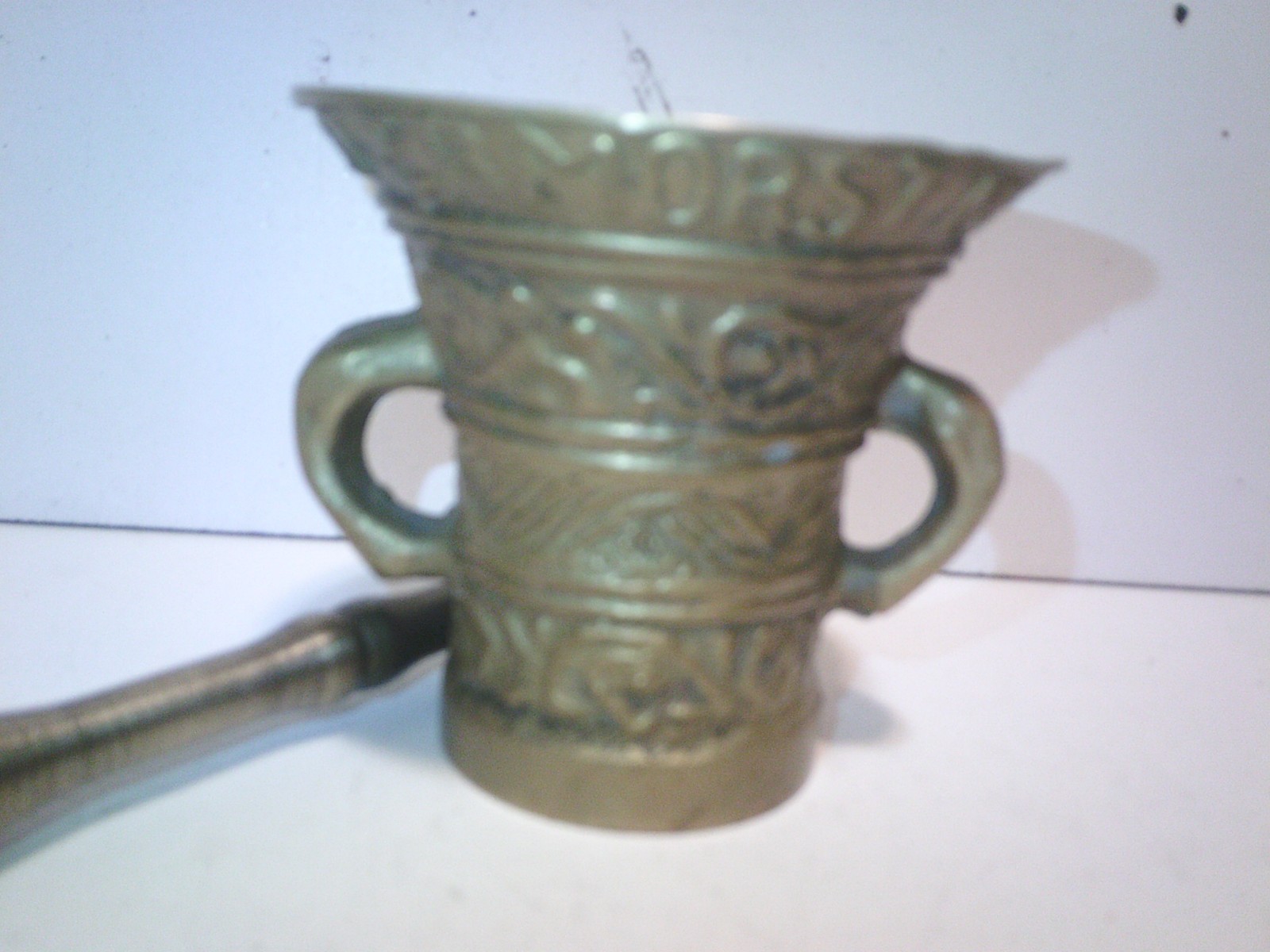 Clean Vintage 3″ Heavy Steel Mortar & Pestle FREE SHIPPING